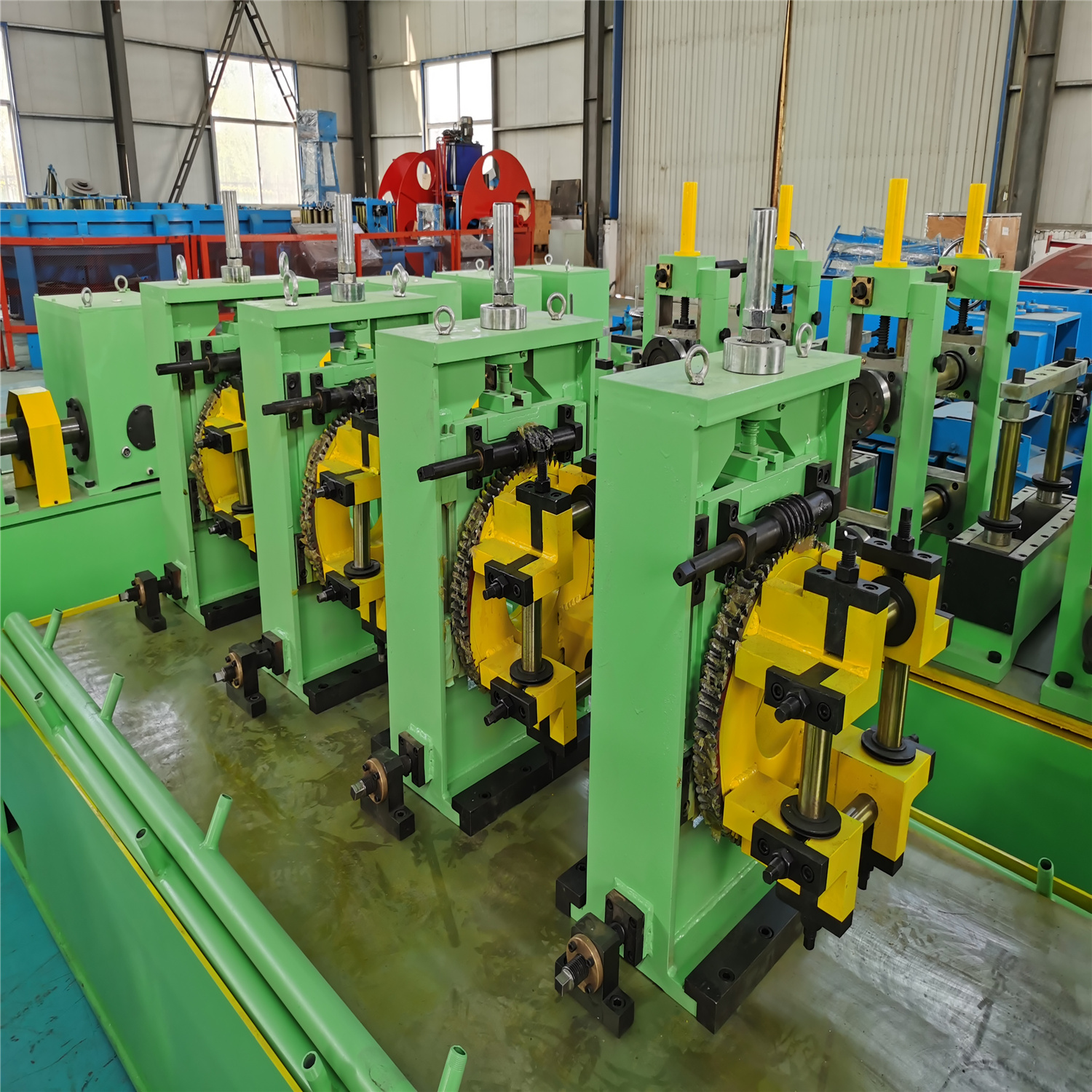 Low Carbon Steel Tube Making Machinery HG32 ERW Carbon Steel Tube 
